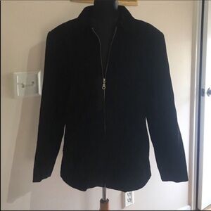 Middlebrook Park suede zip closure jacket